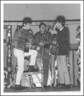 Donn Romeo, Tony Merrill, Vern Batty at 1967 Bishop Montgomery High School Senior Talent Show