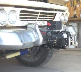 winch mounted side view